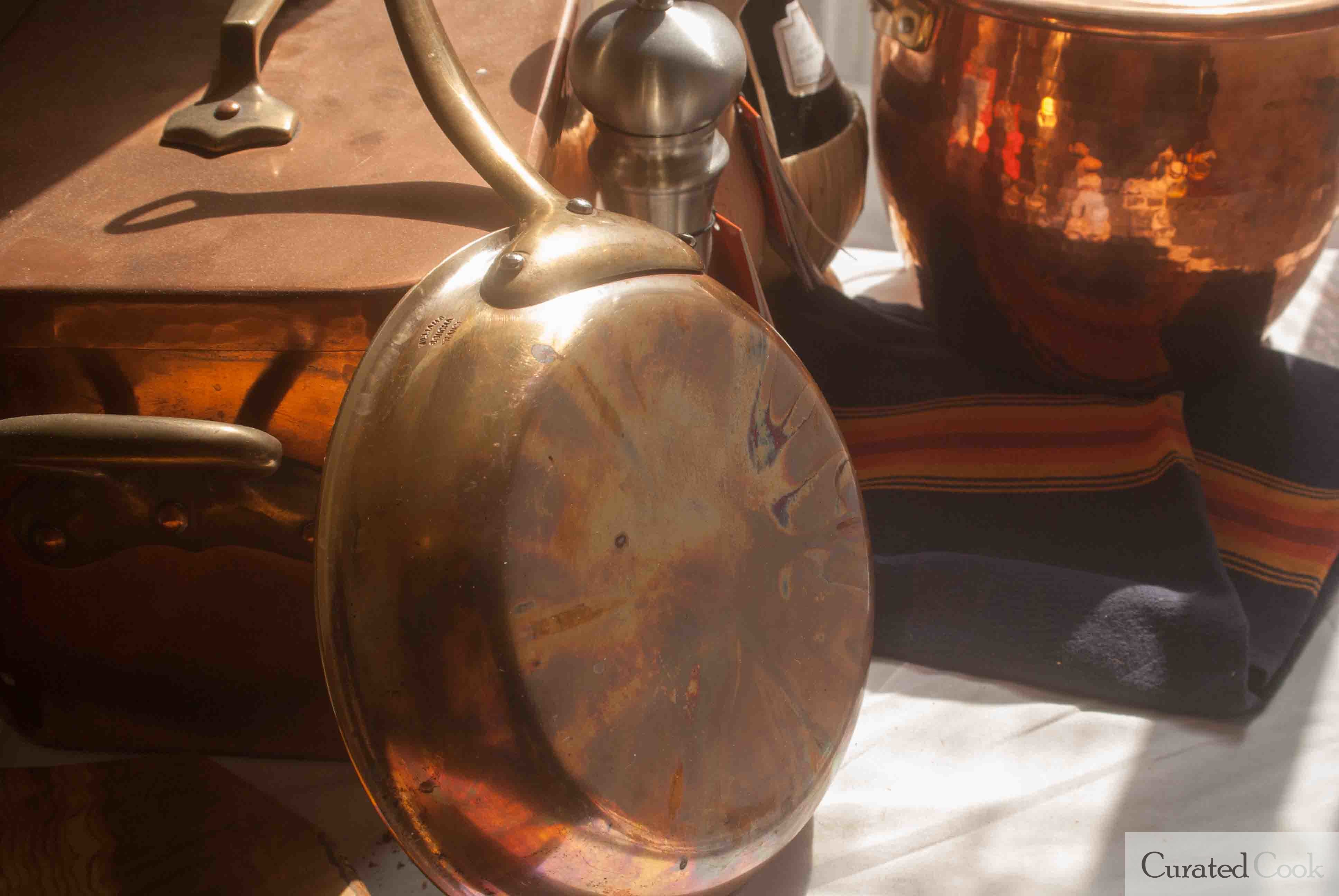 Hammered Copper Cookware Patina