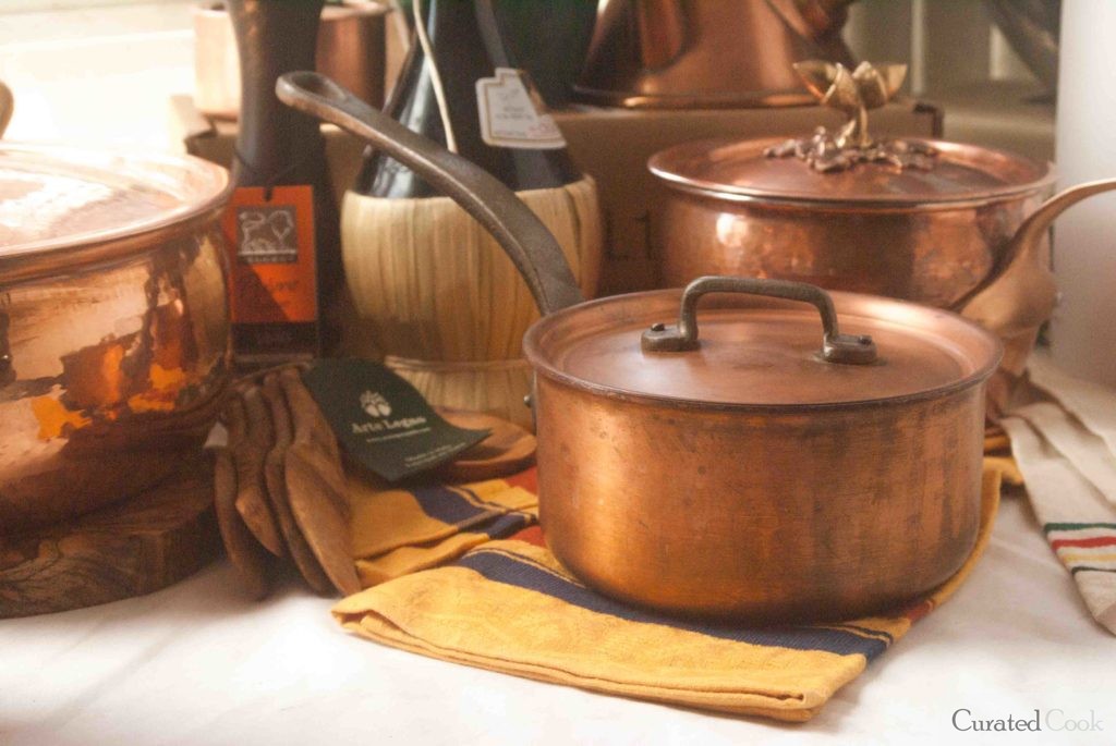 Vintage HOWARD Made In France Copper Skillet Pan