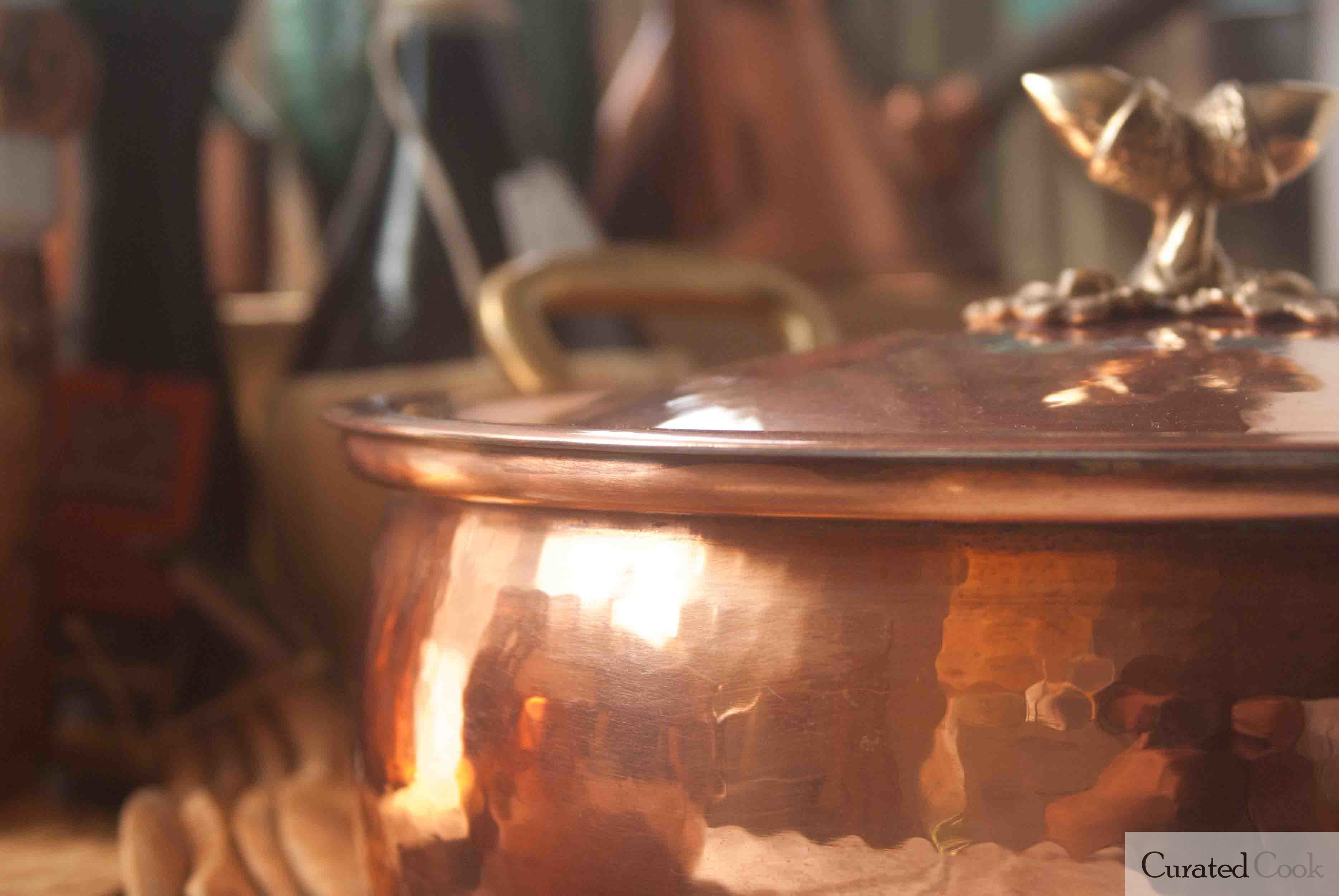 Hammered Copper Cookware finish
