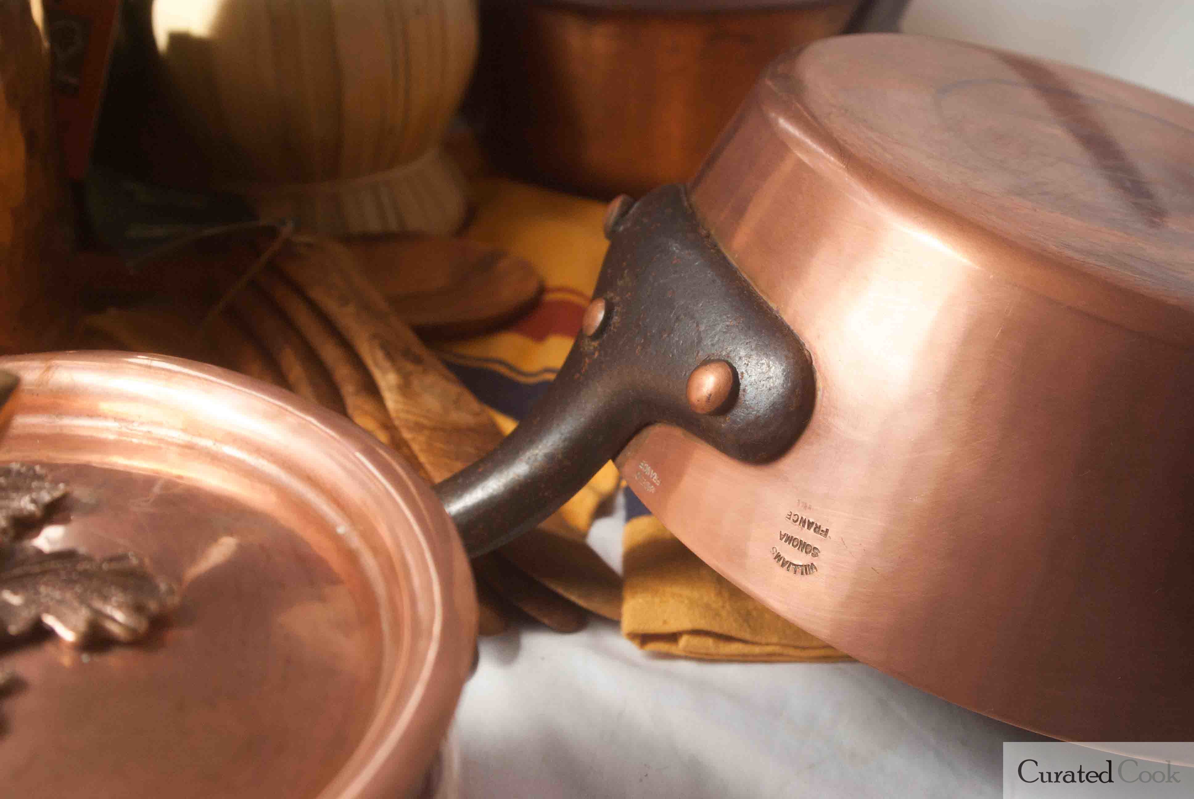 Hammered Copper Cookware Finish