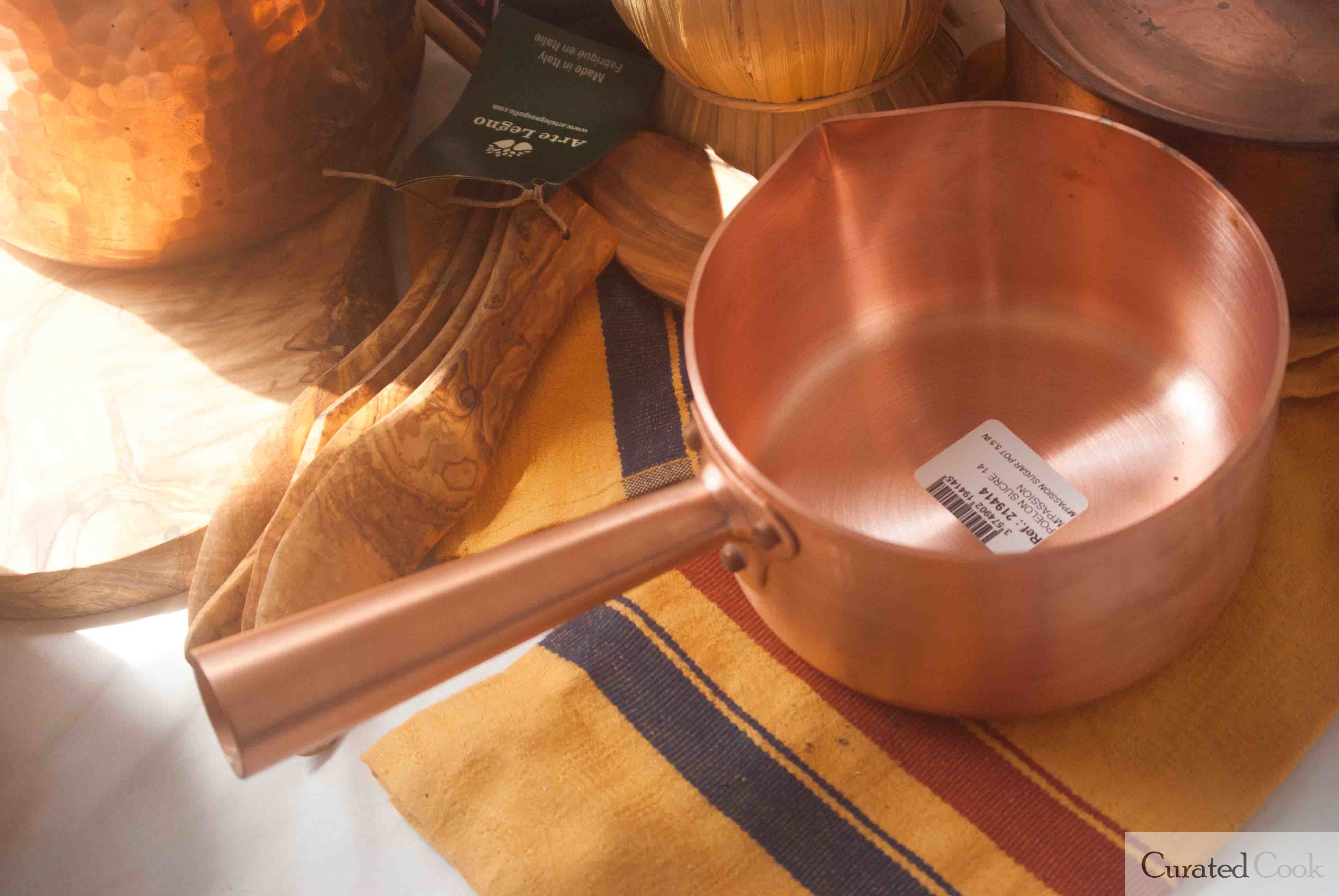 Mauviel Copper sugar pot lining