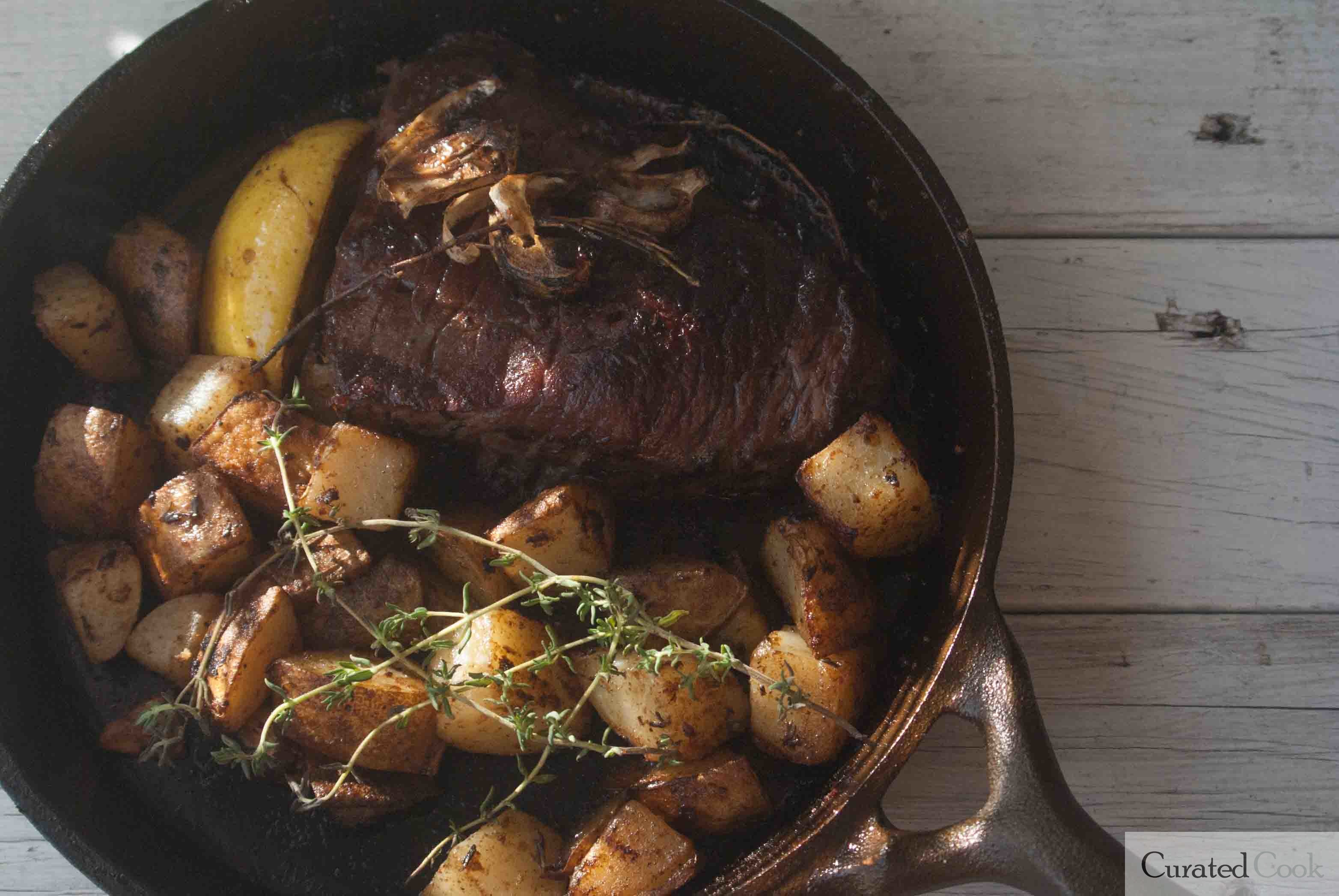 Cast Iron Steak and Potato Recipe