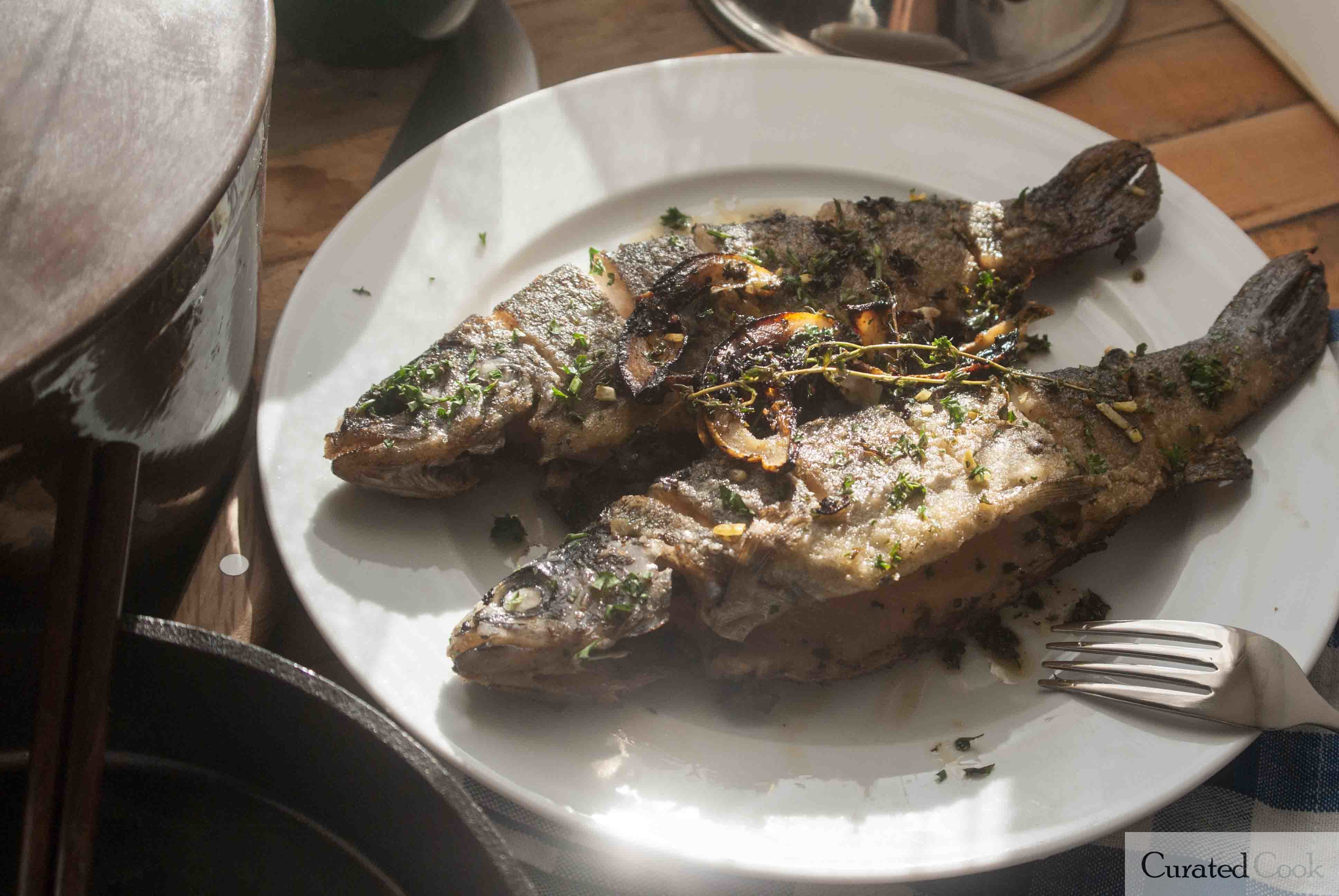Pan Fried Rainbow Trout
