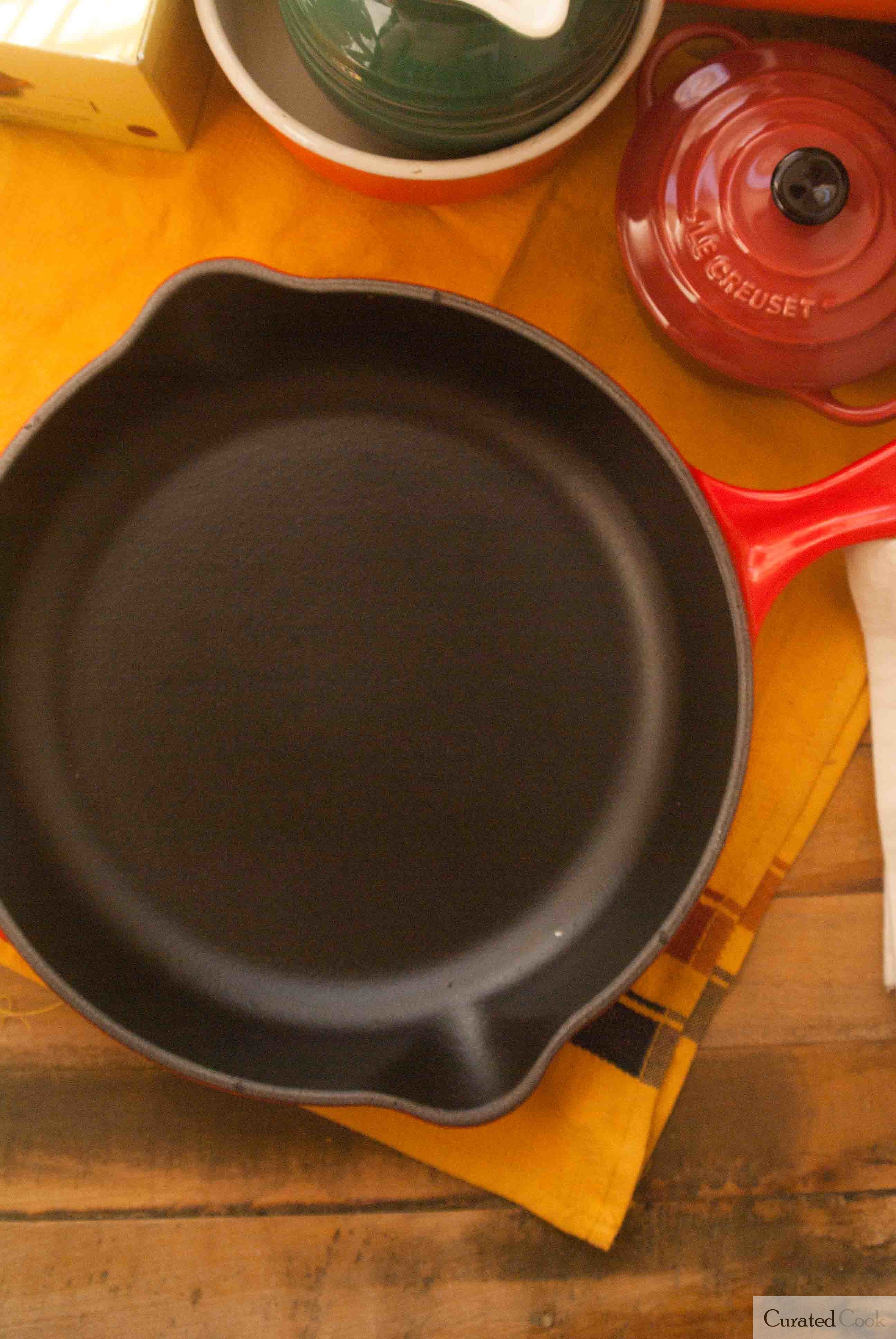 enamel coated cast iron
