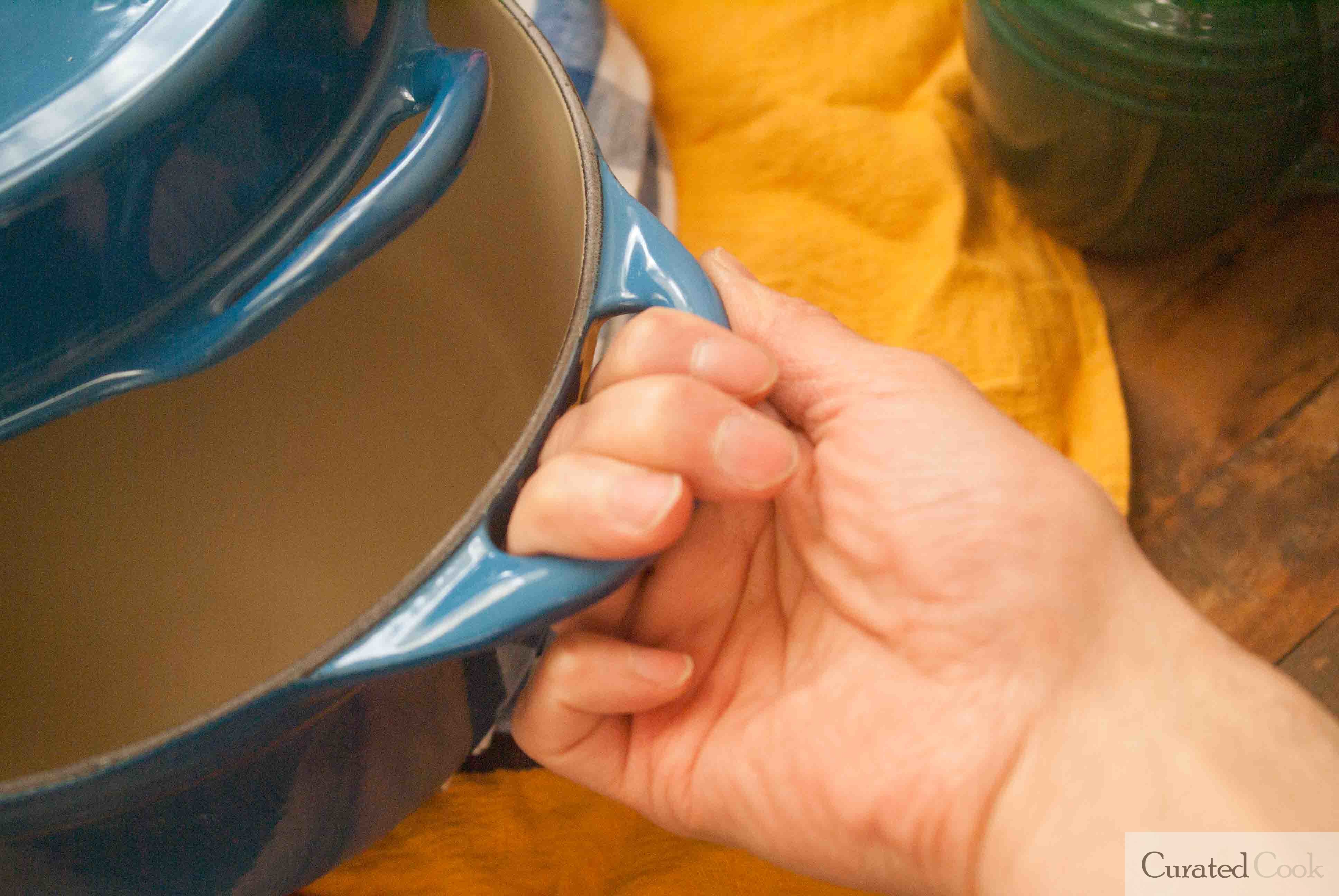 Le Creuset Doufeu handle fitment