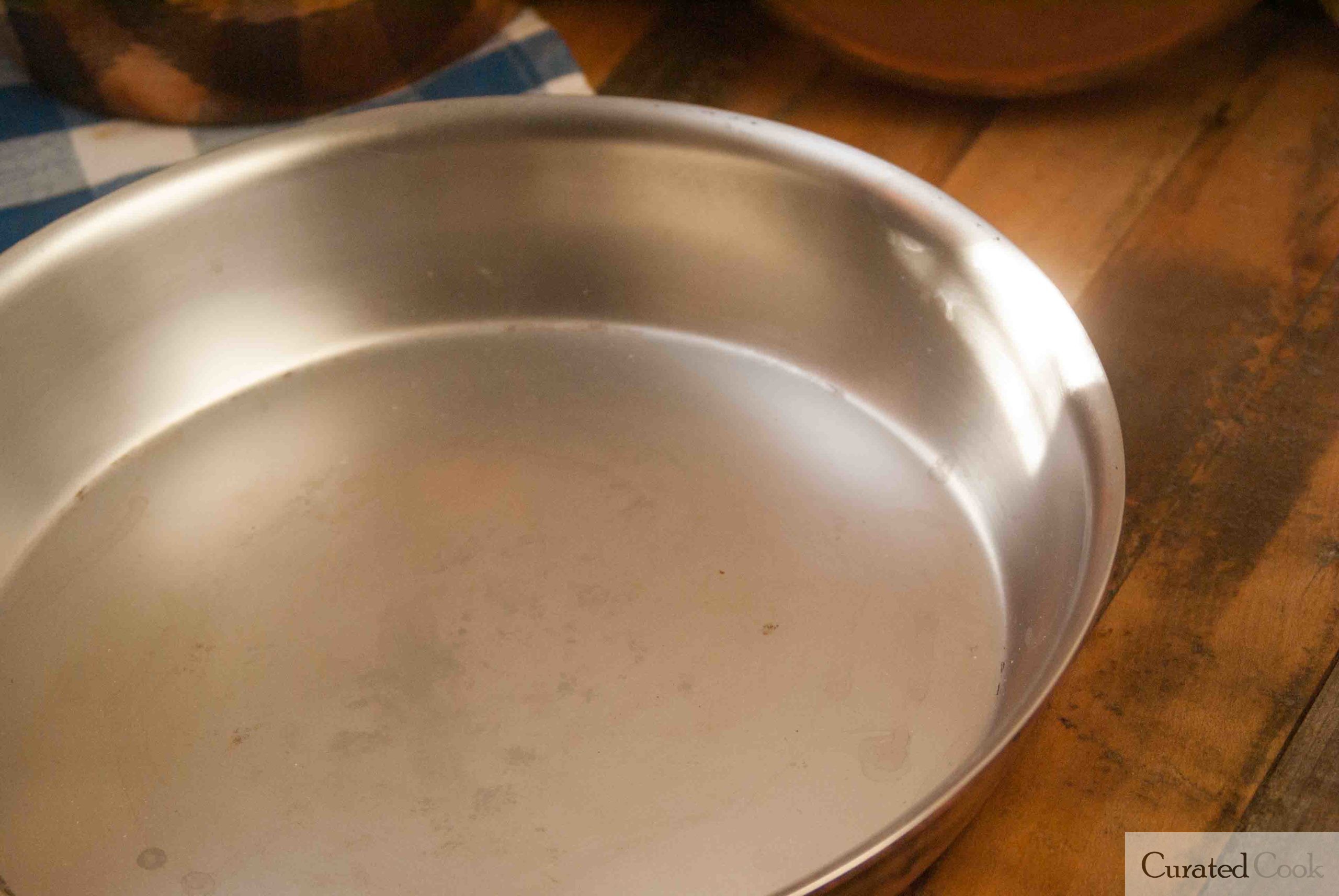 Falk Copper Frying Pan Interior