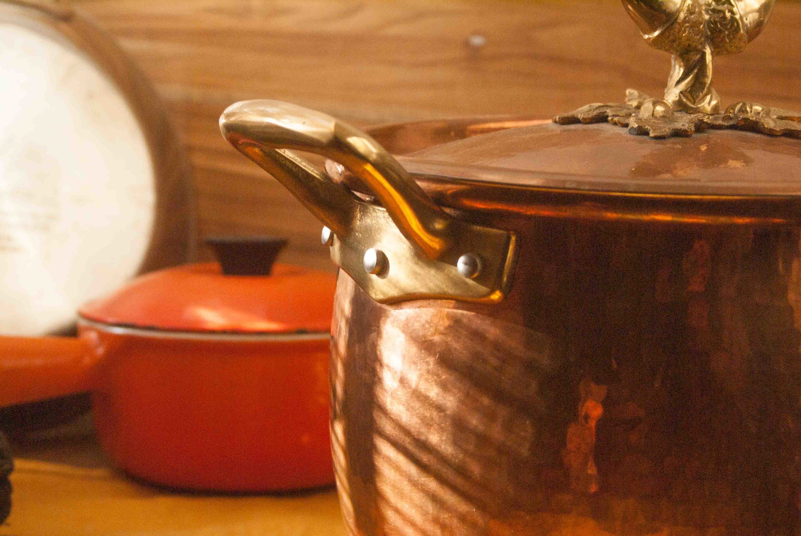 Ruffoni Copper Stock Pot Handle