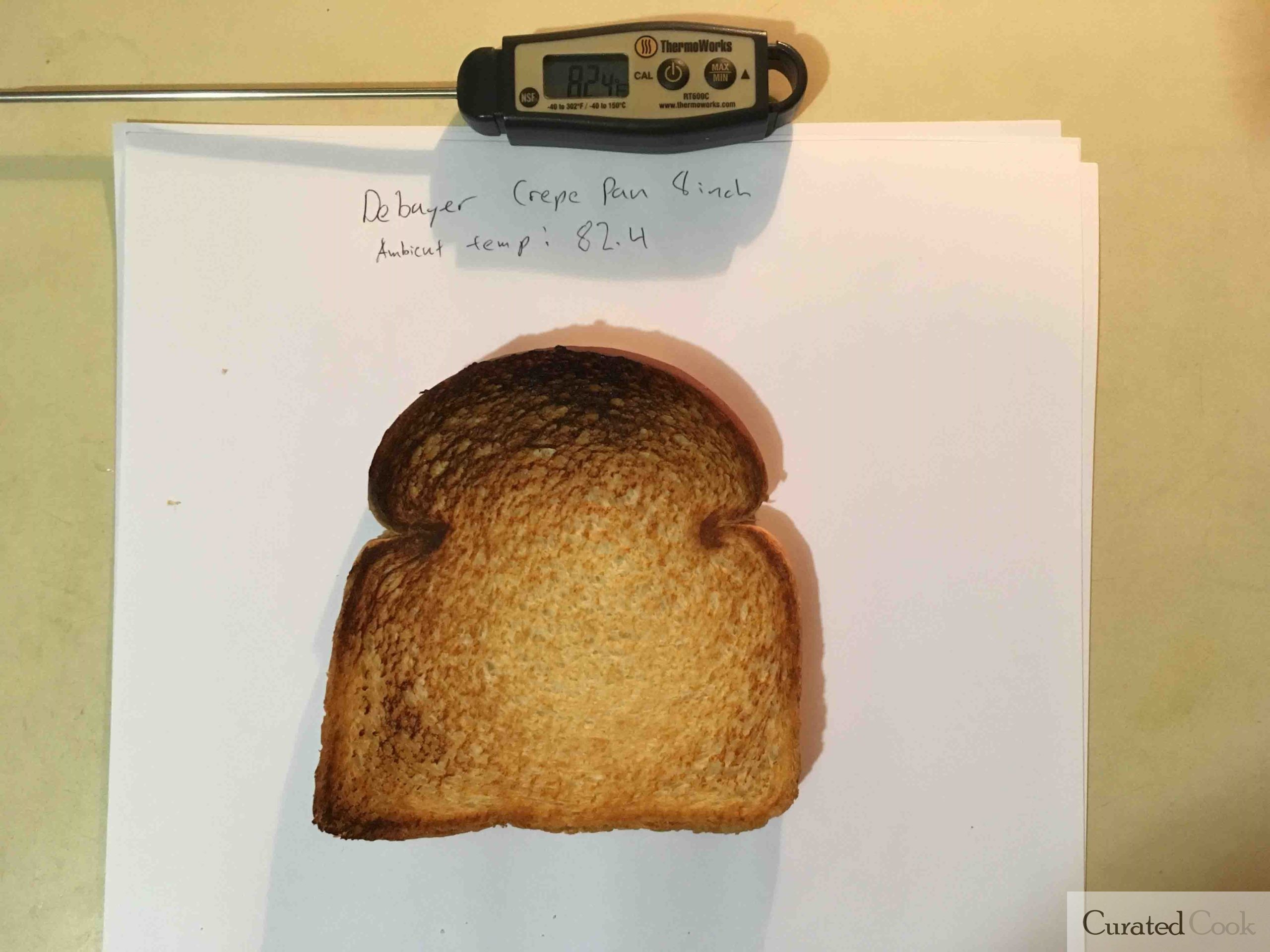 De Buyer Crepe Pan Toast Test