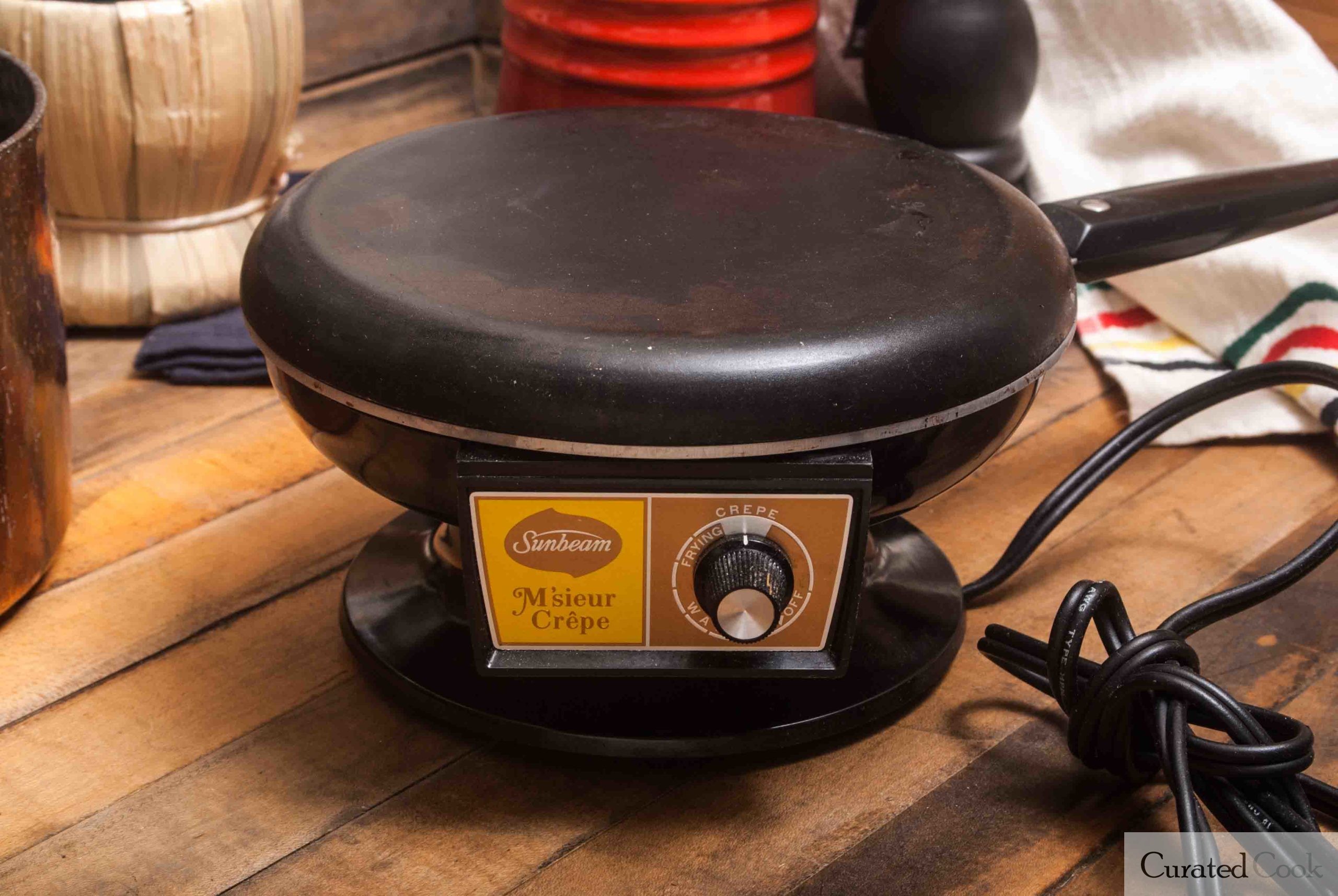 Sunbeam M'Sieur Crepe Electric Crepe Maker Review Curated Cook