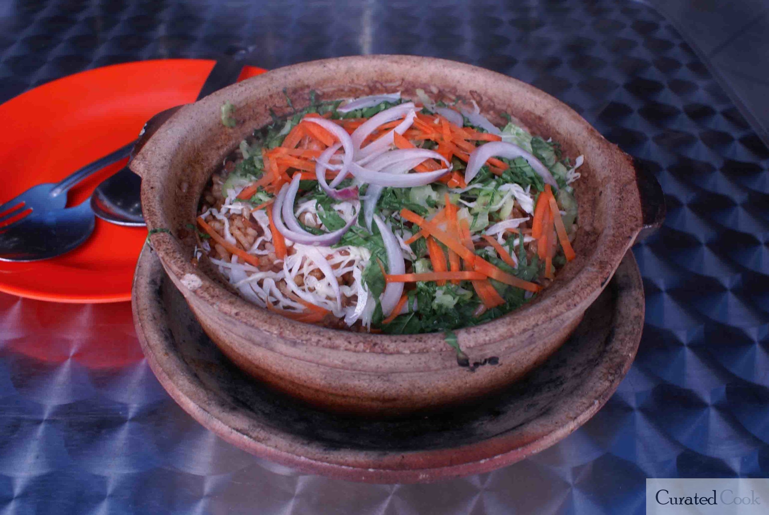 Clay Pot Rice Vegetarian